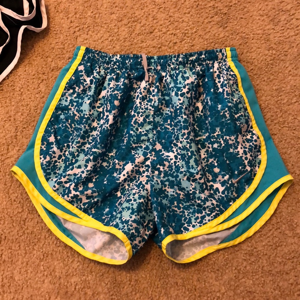 Neon Nike shorts
